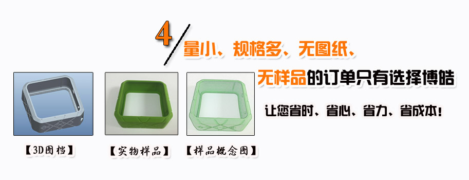 量小、規格多、無圖紙、無樣品的訂單只有選擇博皓。