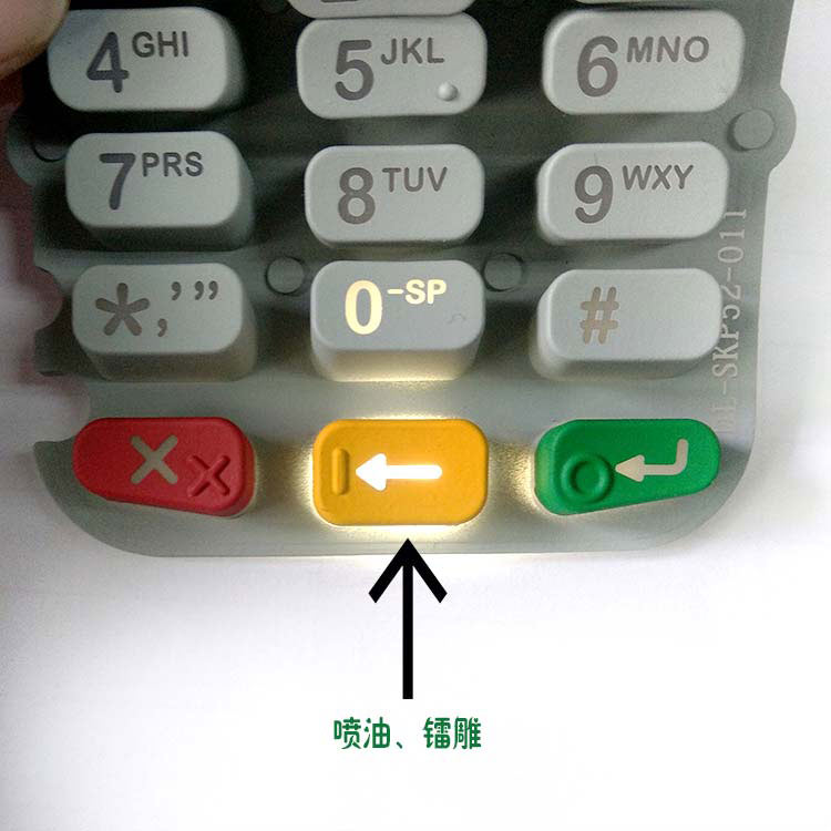 POS機硅膠按鍵