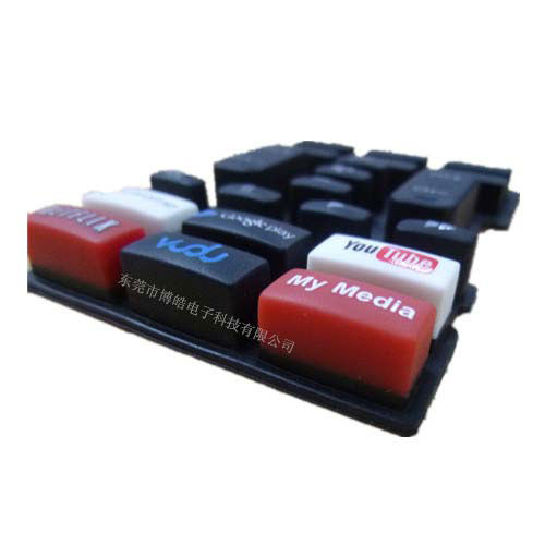 硅膠按鍵熟K二次成型