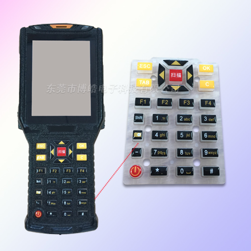 數據采集器硅膠按鍵定制