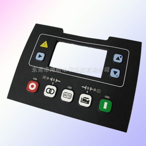 發電機控制硅膠面板