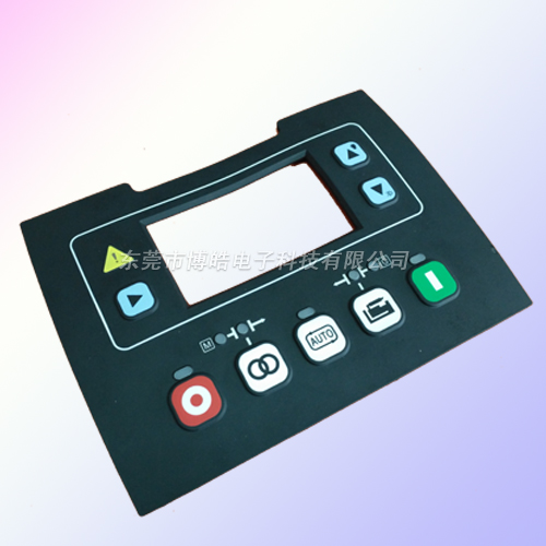 發電機控制硅膠面板