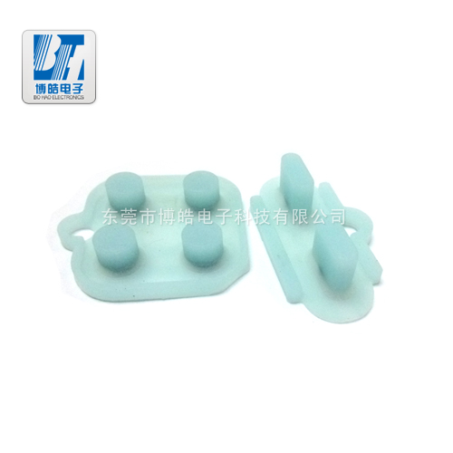 采用壽命長黑粒導電的內襯件硅膠按鍵