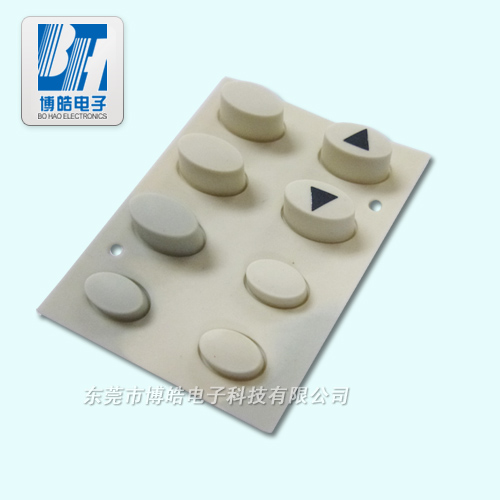 機械控制面板硅膠按鍵博皓為您生產加工