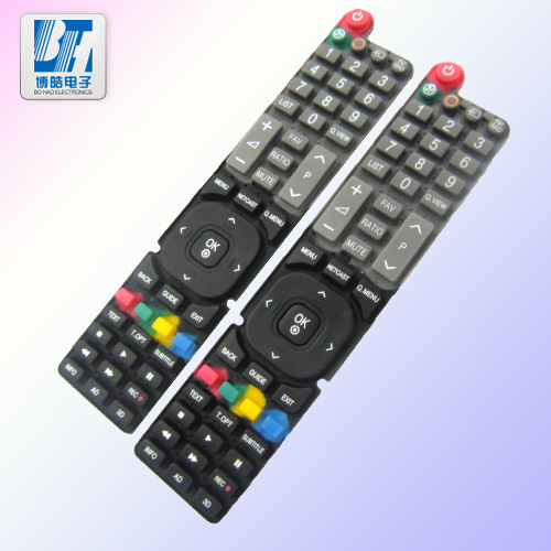 DVD/EVD彩色硅膠遙控器按鍵