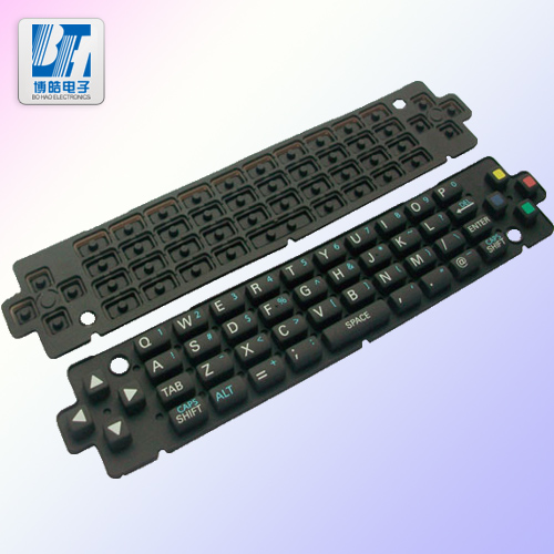 博皓黑色詞典硅膠鍵盤(pán) 47鍵表面噴油