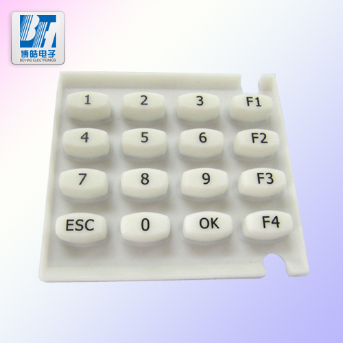 消費機硅膠按鍵pos機防水硅膠按鍵銀聯密碼器按鍵