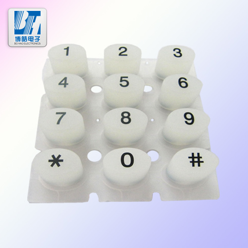 東莞銀聯(lián)簡易pos機(jī)硅膠制品 生產(chǎn)硅膠按鍵 定制硅膠密碼器按鍵