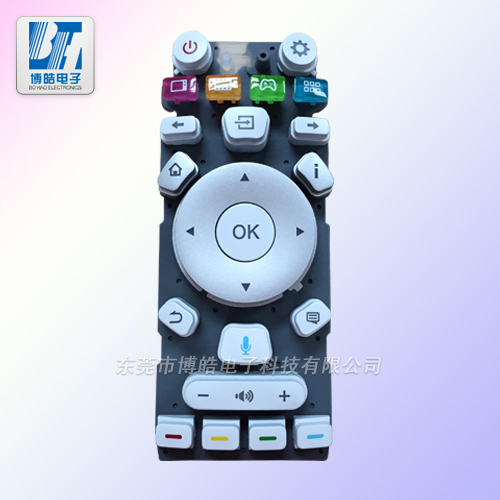 提供多色成型硅膠加塑膠遙控器按鍵開(kāi)模定制