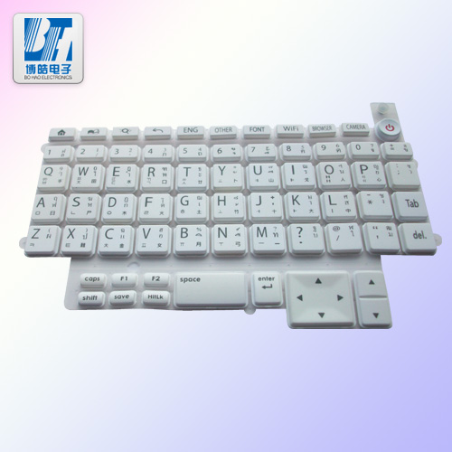 博皓電子學(xué)習(xí)機(jī)鍵盤P+R按鍵 白色ABS按鍵加工