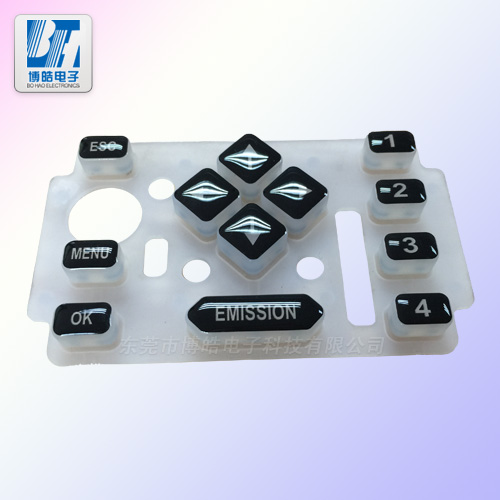 醫用電子儀器設備專用硅膠按鍵 滴膠控制器按鍵
