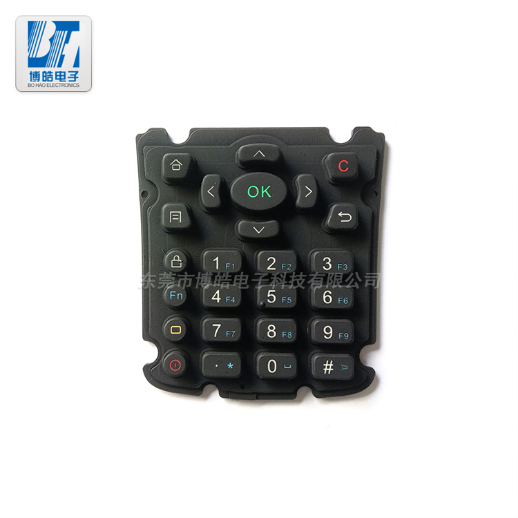 廠家定制數據采集器硅膠按鍵 鐳雕透光硅膠按鍵開模定制