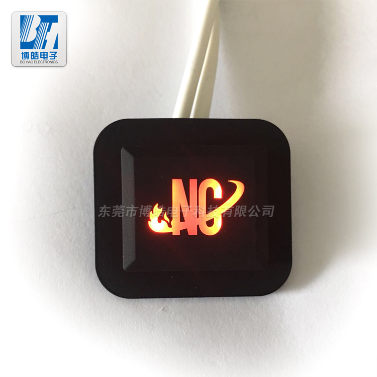 提供字符鐳雕透光按鍵|發熱服硅膠開關按鍵開模定制